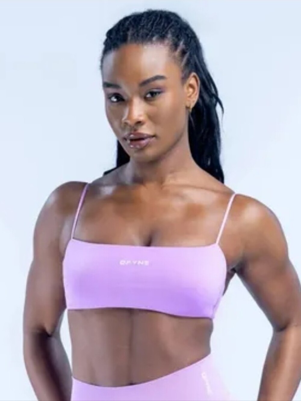 Dfyne Defy Strappy Bra - Amethyst, size XS